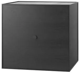 Audo Frame 49 Med Dør og Hylde 42X49X49 Sort Asketræ